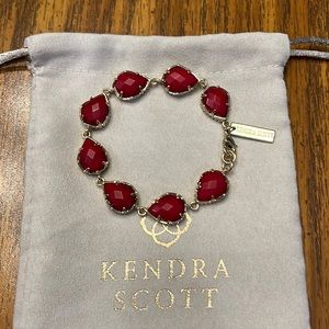 Kendra Scott Red Gold Link Bracelet